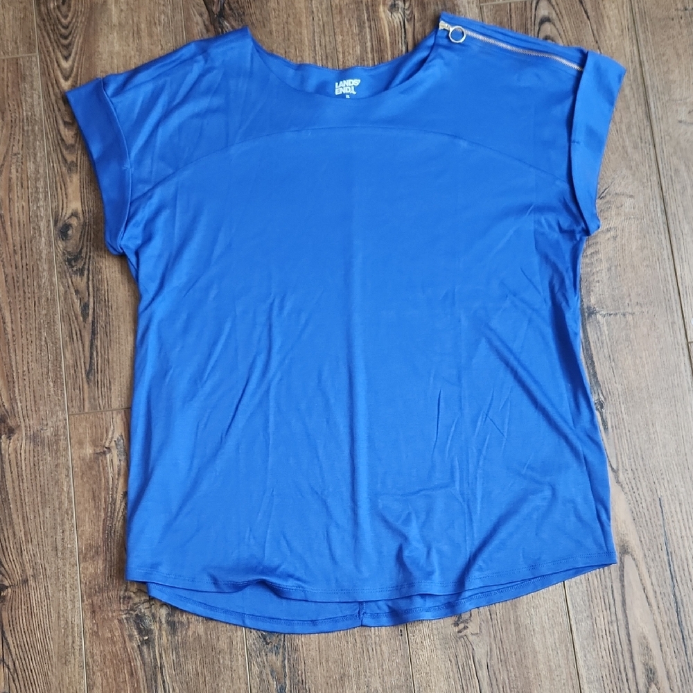 Lands' End Cobalt Blue Women's Top Size XL NWOT